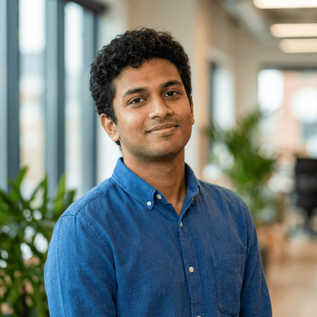 Male car enthusiast in his late 20s, South Asian, friendly practical style